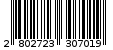 Γραμμωτός κωδικός 2802723307019