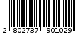 Γραμμωτός κωδικός 2802737901029