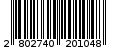 Γραμμωτός κωδικός 2802740201048