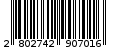 Γραμμωτός κωδικός 2802742907016