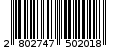 Γραμμωτός κωδικός 2802747502018