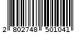 Γραμμωτός κωδικός 2802748501041