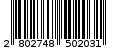 Γραμμωτός κωδικός 2802748502031