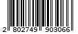 Γραμμωτός κωδικός 2802749903066