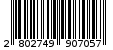 Γραμμωτός κωδικός 2802749907057
