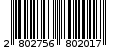 Γραμμωτός κωδικός 2802756802017
