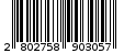 Γραμμωτός κωδικός 2802758903057