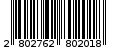 Γραμμωτός κωδικός 2802762802018