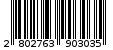 Γραμμωτός κωδικός 2802763903035