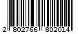 Γραμμωτός κωδικός 2802766802014
