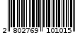 Γραμμωτός κωδικός 2802769101015