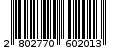 Γραμμωτός κωδικός 2802770602013