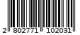 Γραμμωτός κωδικός 2802771102031