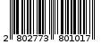 Γραμμωτός κωδικός 2802773801017
