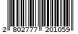 Γραμμωτός κωδικός 2802777201059