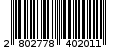 Γραμμωτός κωδικός 2802778402011