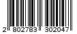 Γραμμωτός κωδικός 2802783302047