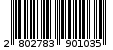 Γραμμωτός κωδικός 2802783901035