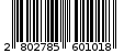 Γραμμωτός κωδικός 2802785601018