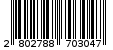 Γραμμωτός κωδικός 2802788703047