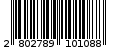 Γραμμωτός κωδικός 2802789101088