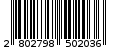 Γραμμωτός κωδικός 2802798502036