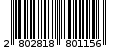 Γραμμωτός κωδικός 2802818801156