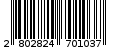 Γραμμωτός κωδικός 2802824701037