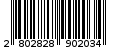 Γραμμωτός κωδικός 2802828902034