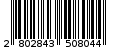 Γραμμωτός κωδικός 2802843508044