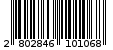 Γραμμωτός κωδικός 2802846101068