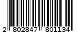 Γραμμωτός κωδικός 2802847801134