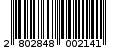Γραμμωτός κωδικός 2802848002141