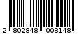 Γραμμωτός κωδικός 2802848003148