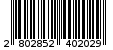Γραμμωτός κωδικός 2802852402029