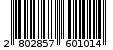Γραμμωτός κωδικός 2802857601014