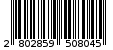 Γραμμωτός κωδικός 2802859508045