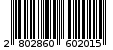 Γραμμωτός κωδικός 2802860602015