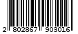 Γραμμωτός κωδικός 2802867903016