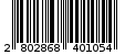 Γραμμωτός κωδικός 2802868401054