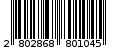 Γραμμωτός κωδικός 2802868801045