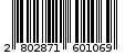 Γραμμωτός κωδικός 2802871601069