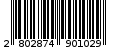 Γραμμωτός κωδικός 2802874901029