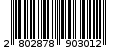 Γραμμωτός κωδικός 2802878903012