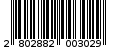 Γραμμωτός κωδικός 2802882003029