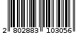 Γραμμωτός κωδικός 2802883103056