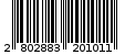 Γραμμωτός κωδικός 2802883201011