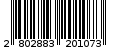 Γραμμωτός κωδικός 2802883201073