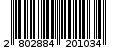 Γραμμωτός κωδικός 2802884201034