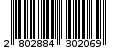 Γραμμωτός κωδικός 2802884302069